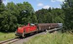 294 616-8 mit dem EK 55837 (Villingen(Schwarzw)-Neustadt(Schwarzw)) am Gauchachviadukt 1.7.13