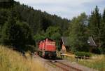 294 811-5 mit dem EK 55838 (Neustadt(Schwarzw)-Villingen(Schwarzw)) bei Kappel Gutachbrücke 31.7.15