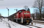 294 883-4 mit dem EK 55694 (Neustadt(Schwarzw)-Villingen(Schwarzw)) in Löffingen 14.1.16