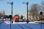 294 883-4 mit dem EK 55838 (Neustadt(Schwarzw)-Villingen(Schwarzw)) in Löffingen 20.1.16