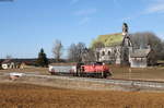 294 752-1 mit dem EK 55838 (Neustadt(Schwarzw)-Villingen(Schwarzw)) bei Löffingen 27.2.17