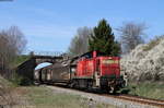 294 588-9 mit dem EK 55838 (Neustadt(Schwarzw)-Villingen(Schwarzw)) bei Löffingen 12.4.17