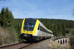 612 105-6 als RE 26387 (Villingen(Schwarzw)-Neustadt(Schwarzw)) am Mauchachviadukt 18.4.18