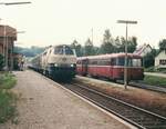 Zugkreuzung in Rötenbach (Baden) ca. 1986