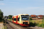 VT 238 als HzL88055 (Bräunlingen Bf-Immendingen) in Hüfingen 11.7.16