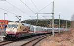 101 110  50 Jahre IC  und 101 013  IC  mit dem IR 2217  Höllental  (Frankfurt(Main)Hbf - Seebrugg) in Aha 21.2.24