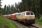 146 112-8 und 218 105-5 auf Testfahrt am Windgfällweiher 20.6.16