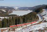 146 235-7 mit der RB 17271 (Freiburg(Brsg)Hbf-Seebrugg) bei Bärental 21.2.19