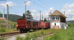 146 115-1 beim Rangieren in Titisee 23.6.12