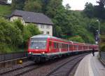 DB/Hochrheinbahn: RB 26682 anlsslich der Zugseinfahrt in Laufenburg/Baden am 31.
