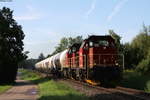 V 124 und V 152 mit dem DGZ 91245 (Singen(Htw)-Sigmaringen) bei Stahringen 21.8.19