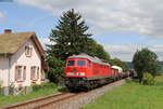 232 472-1 mit dem EZ 52098 (Kornwestheim Rbf-Singen(Htw)) bei Espasingen 21.8.19