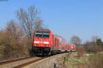 245 007 mit dem IRE 3056 (Friedrichshafen Hafen – Basel Bad Bf) bei Salem 24.3.22