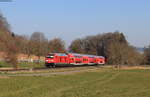 245 003 mit dem IRE 3048 (Friedrichshafen Stadt - Basel Bad Bf) bei Stahringen 24.3.22