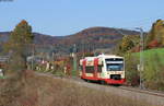 VT 245 als HzL88641 (Rottweil-Blumberg Zollhaus) bei Tuttlingen 15.10.18