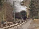 Adventsfahrt der EFZ mit 01 519, hier mal der Zugschluss bei Einfahrt in den Hohensteintunnel.