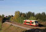VT 238 als HzL88679 (Rottweil-Blumberg-Zollhaus) bei Rottweil 11.10.19