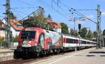 1116 159  150 Jahre Brenner  mit IC Stuttgart-Zürich am 07.09.2020 in Stuttgart-Vaihingen.