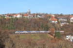 IC Stuttgart-Singen am 25.11.2020 bei Stuttgart-Dachswald.