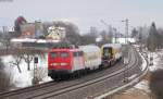 110 169-0 mit dem ST 92109 (Bblingen-Horb) bei Eutingen 20.2.13