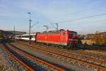 181 213 saust mit dem Ic 167 von Stuttgart Hbf nach Zürich Hb bei Schlehingen vorbei.Bild vom 30.10.2014