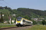3442 210 als RE 17655 (Stuttgart Hbf-Rottweil) bei Epfendorf 28.5.18