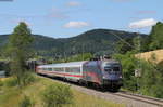 1116 195  Nighjet  und 116 283 mit dem IC 2385/RE 52385 (Stuttgart Hbf-Tuttlingen) bei Tuttlingen 29.7.19