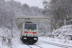 146 560 mit IC/RE Stuttgart-Singen am 10.01.2019 am ehemaligen Haltepunkt Wildpark.