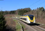 1440 181 mit 1440 176 im Schlepp als Lt 70685 (Villingen(Schwarzw)-Freiburg(Brsg)Hbf) bei Eutingen 30.3.21