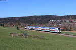 IC 2280/RE 52280 (Singen(Htw)-Stuttgart Hbf) mit Schublok 147 564-9 bei Möhringen 23.4.21