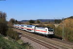 147 564-9 mit dem IC 2389/RE 52389 (Stuttgart Hbf-Singen(Htw)) bei Rottweil 25.4.21