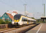 442 713 als RE 14b Rottweil/Freudenstadt-Stuttgart am 22.07.2021 in Stuttgart-Rohr.