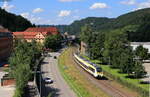 3442 214 als RE 17647 (Stuttgart Hbf-Rottweil) in Oberndorf 19.7.21