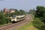 3442 210 als RE 17647 (Stuttgart Hbf-Rottweil) bei Eutingen 20.7.21