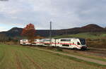 4110 111-0  Gäu  als IC 2389/RE 52389 (Stuttgart Hbf-Konstanz) bei Rietheim 25.10.21