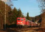 110 200-3 mit dem DZ 2601 (Stuttgart Hbf-Konstanz) bei Sulz 13.11.10