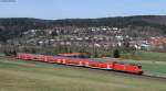 146 212-6 mit dem RE 19042 (Singen(Htw)-Stuttgart Hbf) bei Mhringen 1.4.12