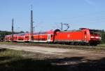 Die 146 234-0 zieht einen RE von Stuttgart nach Singen durch Welschingen Neuhausen am 07.09.2012