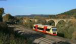 VT 242 als HzL87633 (Rottweil-Blumberg Zollhaus) bei Rottweil 21.10.12