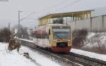 VT 239 als HzL88068 (Geisingen Leipferdingen-Rottweil) bei Weilheim 26.3.13