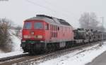 232 635-3 mit dem M 62800 (Kornwestheim Rbf-Immendingen) bei Weilheim 26.3.13