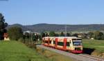 VT 248 und VT 247 als HzL88133 (Rottweil-Geisingen Leipferdingen) bei Weilheim 23.9.14