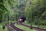 Die Idylle wird nicht bleiben -    Blick auf die nördliche Ausfahrt des Rohrer Tunnels der Gäubahn.