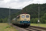 140 423-5 und E40 128 mit dem Lr 91340 (Koblenz Lützel Mitte-Rottweil) bei Grünholz 13.6.16