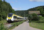 3442 208 als RE 17659 (Böblingen-Rottweil) bei Aistaig 29.7.19