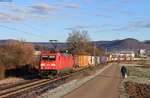 185 304-3 mit dem KT 50031 (Krefeld Uerdingen-Singen(Htw)) bei Weilheim 27.11.20