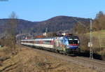 1116 157  Gemeinsam sicher  mit dem IC 185/RE 50185 (Stuttgart Hbf-Zürich HB/Singen(Htw)) bei Tuttlingen 18.12.20