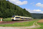 3442 214 als RE 17633 (Stuttgart Hbf-Rottweil) in Grünholz 19.7.21