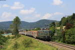 151 124-5 mit dem DGS 95054 (Nordhausen-Tuttlingen) bei Tuttlingen 20.7.21