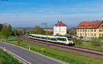 3442 211 als RE 17636 (Rottweil – Stuttgart Hbf) in Eutingen 4.5.23